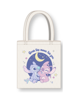 STITCH & ANGEL - Over The Moon - Tote Bag 36x39cm Cerda 1 - Culture-Pop-France