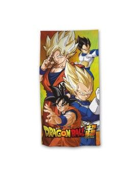 DRAGON BALL S - Super Saiyan - Serviette de Plage 100% Coton 70x140cm AyMax 1 - Culture-Pop-France