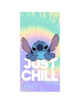 LILO & STITCH - Just Chill -Serviette de Plage 100% Polyester 70x140cm AyMax 1 - Culture-Pop-France