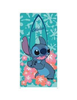 LILO & STITCH -Aloha Fleur -Serviette de Plage 100% Polyester 70x140cm AyMax 1 - Culture-Pop-France