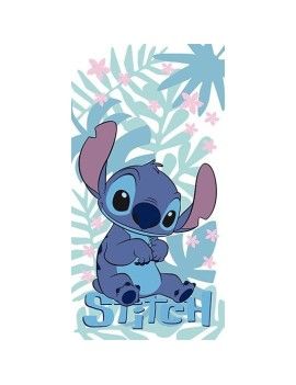 LILO & STITCH -Stitch assi -Serviette de Plage 100% Polyester 70x140cm AyMax 1 - Culture-Pop-France