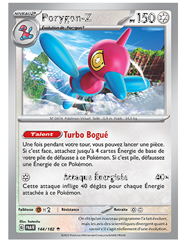 Porygon-Z - Faille Paradoxe - 144/182 - Francaise 1 - Culture-Pop-France