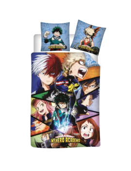 MY HERO ACADEMIA - Parure de lit 140x200cm - '100% microfibre' AyMax 1 - Culture-Pop-France