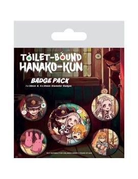 TOILET BOUND HANAKO-KUN - Personnages - Pack 5 Badges 1 - Culture-Pop-France