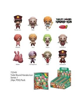 TOILET BOUND HANAKO-KUN - Series 1 - 3D Foam Bag Clip (Display 24 Pcs) 1 - Culture-Pop-France