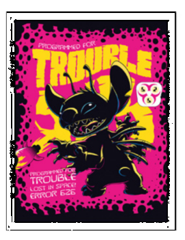 LILO & STITCH - Stitch Comic 2 - Impression encadrée 30x40cm Pyramid 1 - Culture-Pop-France