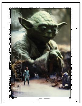 STAR WARS - Yoda Key Art - Impression encadrée 30x40cm Pyramid 1 - Culture-Pop-France