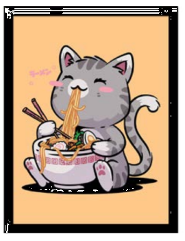 VO MARIA - Kawaii Neko Cat - Impression encadrée 30x40cm Pyramid 1 - Culture-Pop-France