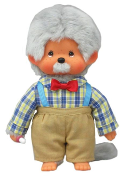MONCHHICHI - Papi - Peluche 20cm Bandai Red 1 - Culture-Pop-France