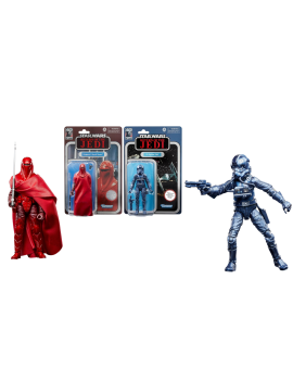 STAR WARS -Garde Empereur & Pilote TIE - Pack 2 Fig. Black Series 15cm Hasbro 1 - Culture-Pop-France