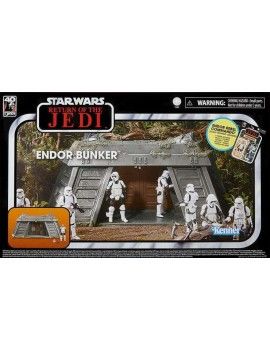 STAR WARS - Playset Vintage - Endor Bunker w/Endor Rebel Commando Hasbro 1 - Culture-Pop-France