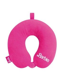 BARBIE - Logo - Coussin de Voyage en Velboa 1 - Culture-Pop-France