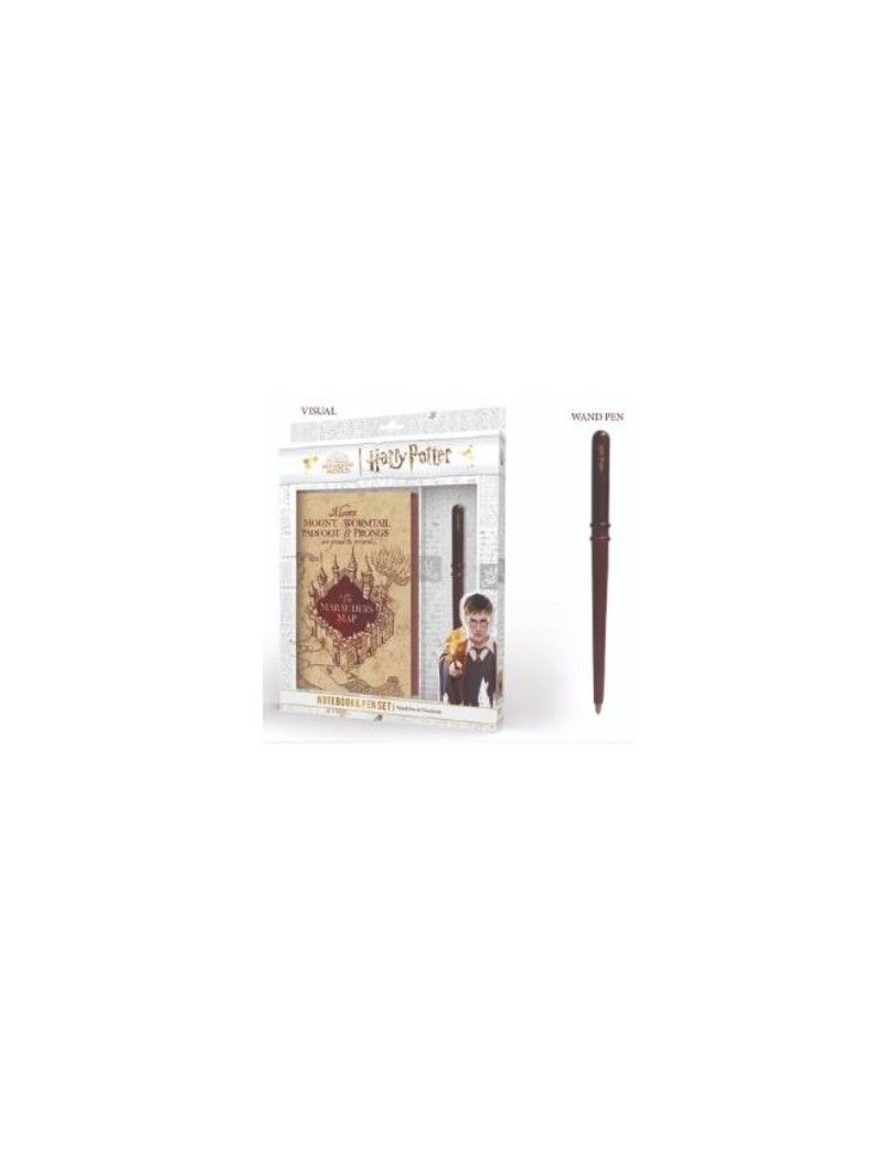 HARRY POTTER - Notebook A5 Premium - Marauder Map Wand Pen Set Pyramid 1 - Culture-Pop-France HARRY POTTER - Notebook A5 Premium - Marauder Map Wand Pen Set Pyramid 1 - Culture-Pop-France