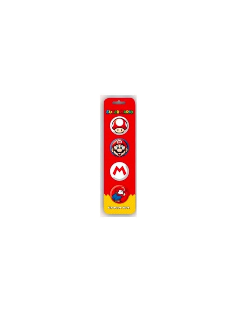 NINTENDO - Super Mario - Eraser Set Pyramid 1 - Culture-Pop-France NINTENDO - Super Mario - Eraser Set Pyramid 1 - Culture-Pop-France
