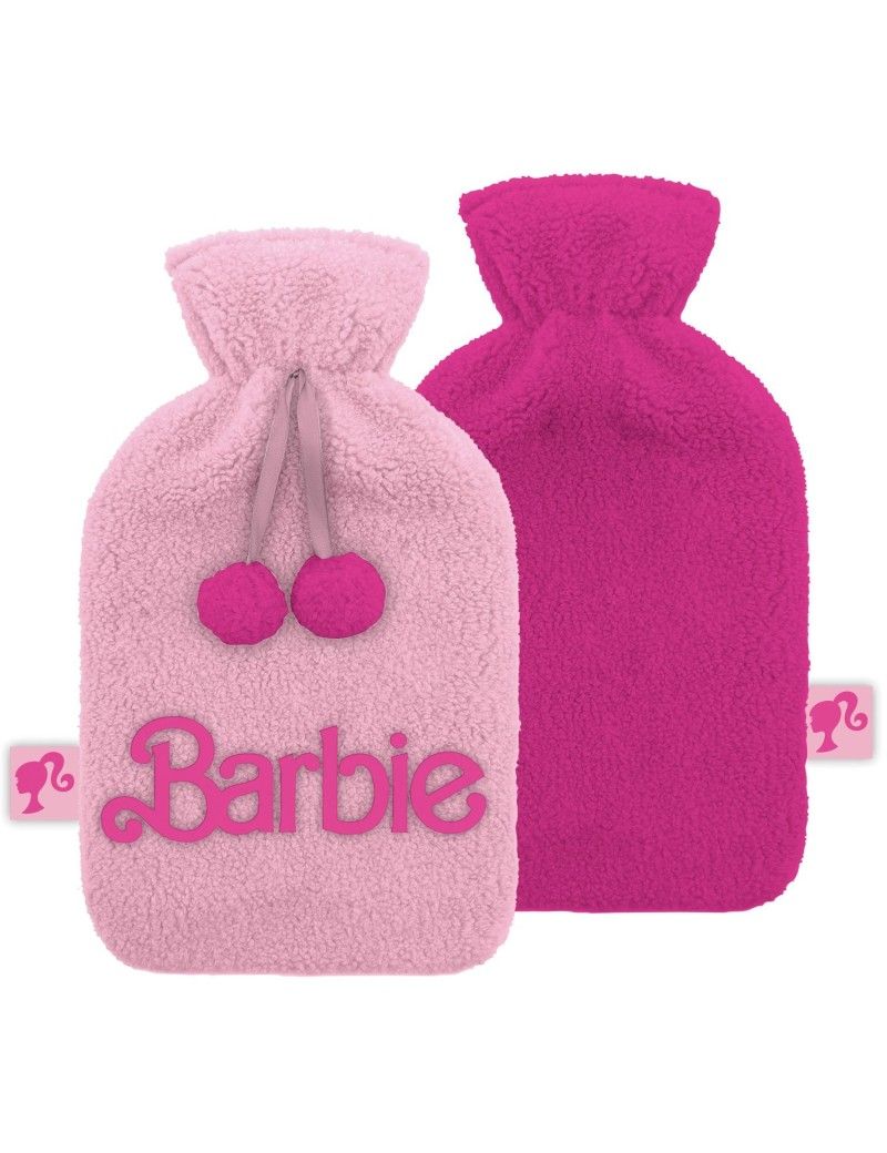BARBIE - Logo - Bouillotte Peluche & Brodée 1 - Culture-Pop-France BARBIE - Logo - Bouillotte Peluche & Brodée 1 - Culture-Pop-France