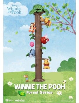 WINNIE L'OURSON - Forest Series - Set 6 Statuette Mini Egg Attack 12cm Beast Kingdom 1 - Culture-Pop-France