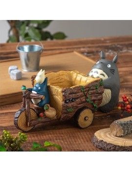 MON VOISIN TOTORO - Tricycle Totoro - Boite Diorama 13cm Benelic / Studio Ghibli 1 - Culture-Pop-France