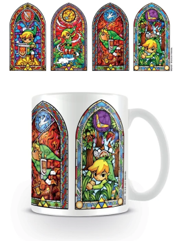 THE LEGEND OF ZELDA - Mug - 300 ml - Stained Glass Pyramid 1 - Culture-Pop-France