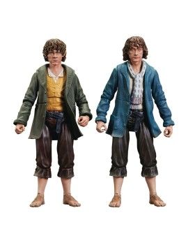 LE SEIGNEUR DES ANNEAUX - Pack 3X2 Figurines 10cm Diamond Select 1 - Culture-Pop-France