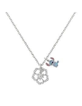 STITCH - Flower - Collier en Laiton Plaqué Argent Peershardy 1 - Culture-Pop-France