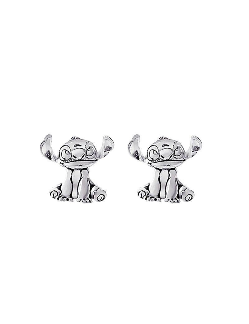 STITCH - Silver - 1 Paire de Clous d'Oreilles - Laiton Plaqué Argent Peershardy 1 - Culture-Pop-France STITCH - Silver - 1 Paire de Clous d'Oreilles - Laiton Plaqué Argent Peershardy 1 - Culture-Pop-France