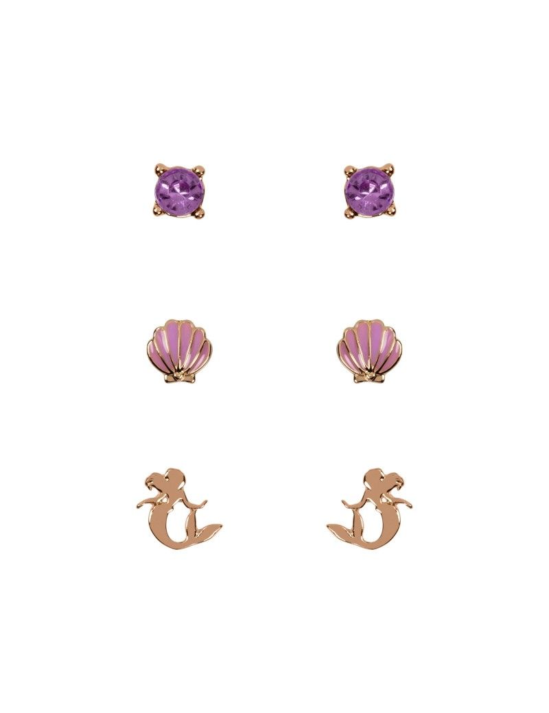 LA PETITE SIRENE - 3 Paires de Clous d'Oreilles Peershardy 1 - Culture-Pop-France LA PETITE SIRENE - 3 Paires de Clous d'Oreilles Peershardy 1 - Culture-Pop-France