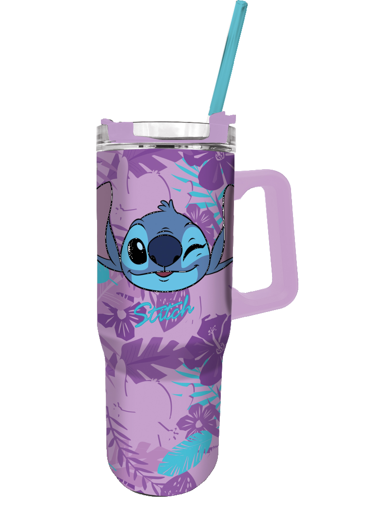 STITCH - Purple Flower - Mug de Voyage XXL - Format 1,16 L Stor 1 - Culture-Pop-France STITCH - Purple Flower - Mug de Voyage XXL - Format 1,16 L Stor 1 - Culture-Pop-France