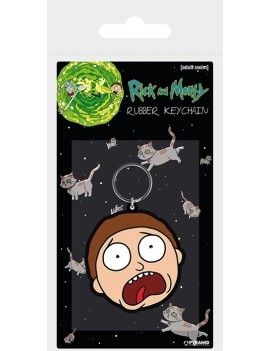 RICK & MORTY - Porte-Clés Caoutchouc - Morty Terrified Face Pyramid 1 - Culture-Pop-France