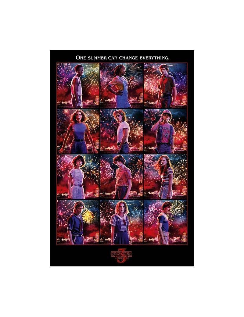 STRANGER THINGS - Poster 61X91 - Character Montage Pyramid 1 - Culture-Pop-France STRANGER THINGS - Poster 61X91 - Character Montage Pyramid 1 - Culture-Pop-France
