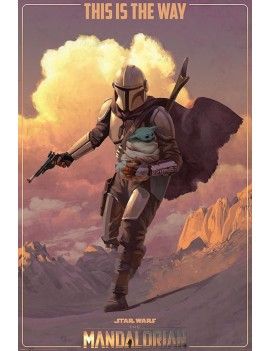 THE MANDALORIAN - On The Run - Poster 61x91cm Pyramid 1 - Culture-Pop-France