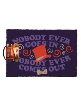 WILLY WONKA - Paillasson 40X60 - Nobody ever goes in Nobody ever... Pyramid 1 - Culture-Pop-France