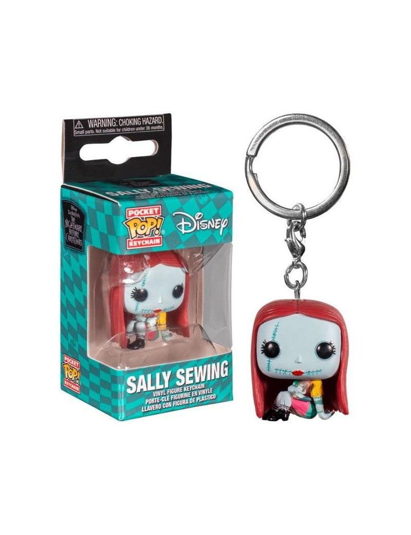 NIGHTMARE BEFORE CHRISTMAS - Pocket Pop Keychains - Sally Sewing Funko 1 - Culture-Pop-France NIGHTMARE BEFORE CHRISTMAS - Pocket Pop Keychains - Sally Sewing Funko 1 - Culture-Pop-France