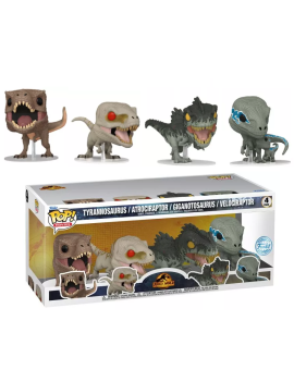 JURASSIC WORLD 3 - POP - 4pk Special Edition Funko 1 - Culture-Pop-France
