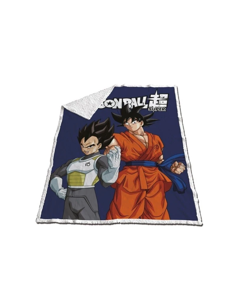 DRAGON BALL SUPER - Couverture Sherpa 120x150cm - Son Goku & Vegeta AyMax 1 - Culture-Pop-France DRAGON BALL SUPER - Couverture Sherpa 120x150cm - Son Goku & Vegeta AyMax 1 - Culture-Pop-France