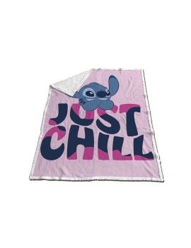 LILO & STITCH - Couverture Sherpa 120x150cm - Stitch Just Chill AyMax 1 - Culture-Pop-France