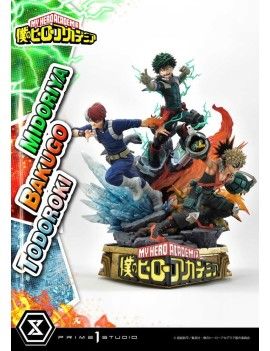 MY HERO ACADEMIA - Midoriya, Bakugo & Todoroki - Statuette 69cm Prime 1 Studio 1 - Culture-Pop-France