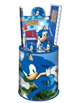 SONIC - Set de Papeteire   Pot à Crayon - 7pc. 1 - Culture-Pop-France