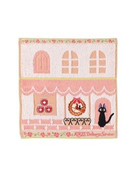 KIKI LA PETITE SORCIERE - Jiji Coin de rue - Mini Serviette 25x25cm Benelic / Studio Ghibli 1 - Culture-Pop-France
