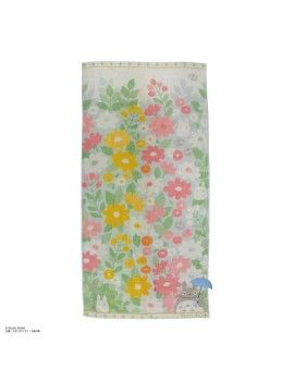 MON VOISIN TOTORO - Champs de Fleurs - Grande Serviette 60x120cm Benelic / Studio Ghibli 1 - Culture-Pop-France