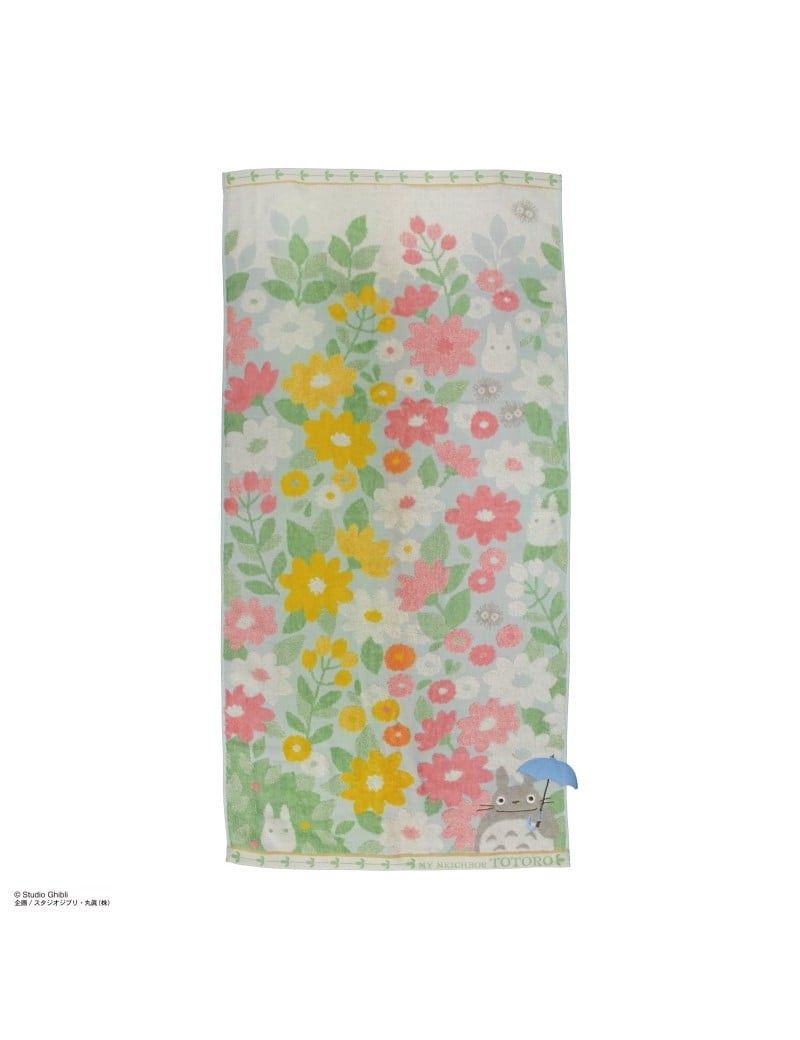 MON VOISIN TOTORO - Champs de Fleurs - Grande Serviette 60x120cm Benelic / Studio Ghibli 1 - Culture-Pop-France MON VOISIN TOTORO - Champs de Fleurs - Grande Serviette 60x120cm Benelic / Studio Ghibli 1 - Culture-Pop-France