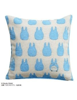 MON VOISIN TOTORO - Totoro Bleu - Coussin 45x45cm Benelic / Studio Ghibli 1 - Culture-Pop-France