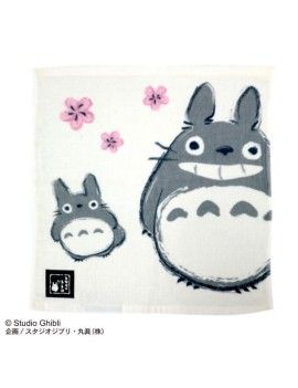 MON VOISIN TOTORO - Totoro Sakura - Mini Serviette Imabari 34x36cm Benelic / Studio Ghibli 1 - Culture-Pop-France