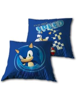 SONIC - It's all about speed - Coussin 40X40cm AyMax 1 - Culture-Pop-France