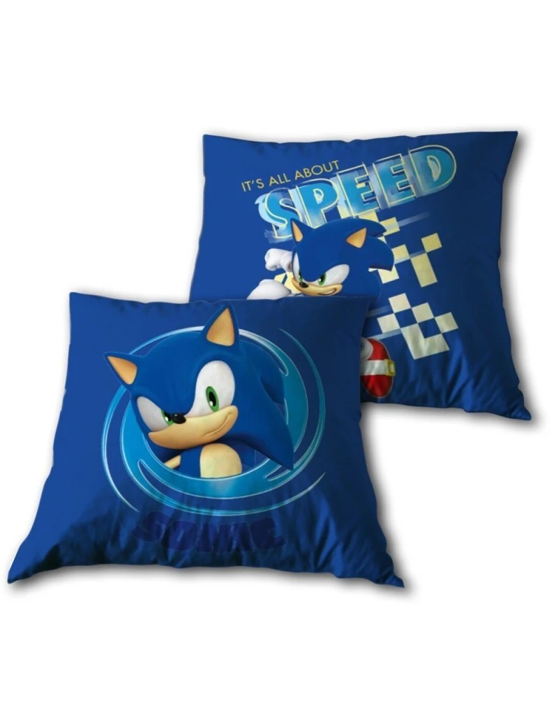 SONIC - It's all about speed - Coussin 40X40cm AyMax 1 - Culture-Pop-France SONIC - It's all about speed - Coussin 40X40cm AyMax 1 - Culture-Pop-France