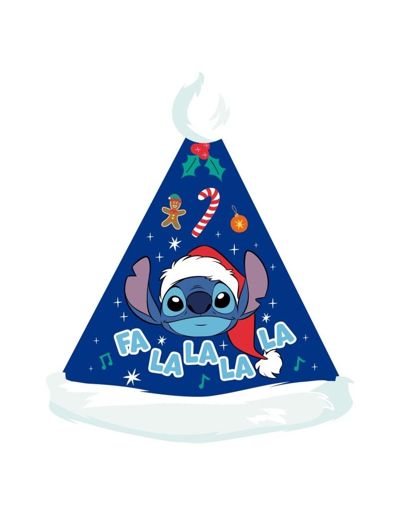 STITCH - Bonnet de Noël - 37 cm 1 - Culture-Pop-France STITCH - Bonnet de Noël - 37 cm 1 - Culture-Pop-France