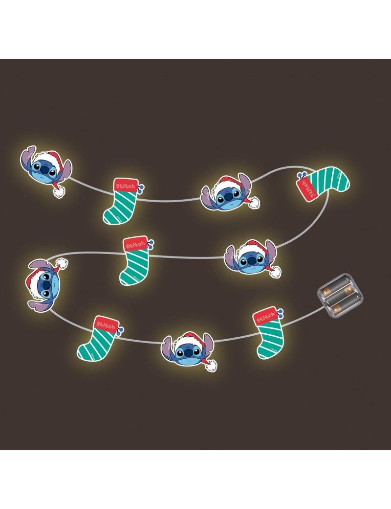 STITCH - Guirlande Lumineuse Noël - 10 LED - 1,65m 1 - Culture-Pop-France STITCH - Guirlande Lumineuse Noël - 10 LED - 1,65m 1 - Culture-Pop-France