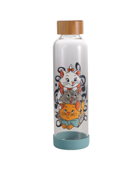 DISNEY - Les Aristochats - Bouteille d'eau en verre 500ml HMB 1 - Culture-Pop-France