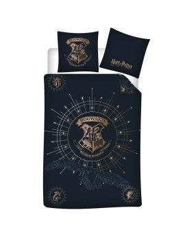 HARRY POTTER - Parure de lit 140x200cm   65x65cm - Poudlard AyMax 1 - Culture-Pop-France