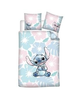 LILO & STITCH - Parure de lit 140x200cm   65x65cm - Stitch AyMax 1 - Culture-Pop-France