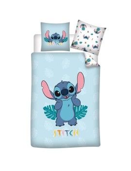 LILO & STITCH - Parure de lit 140x200cm   65x65cm - Stitch AyMax 1 - Culture-Pop-France